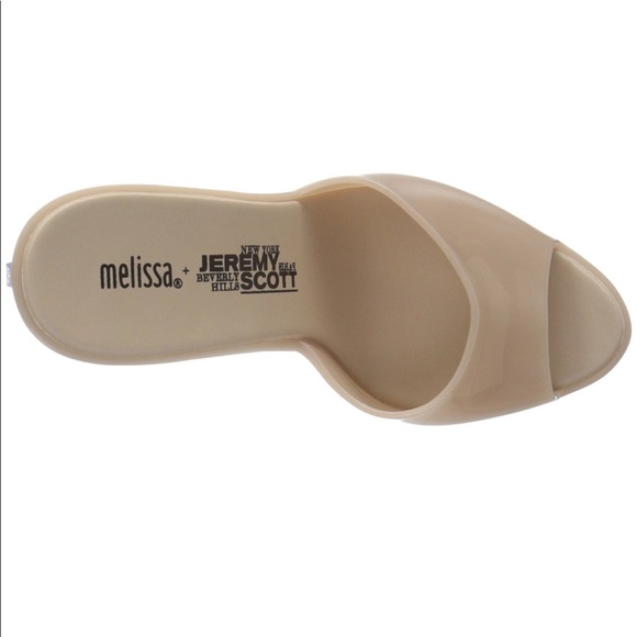 🔥 Jeremy Scott Melissa barbie blow up doll nude heels mules moschino 9 - Picture 6 of 16